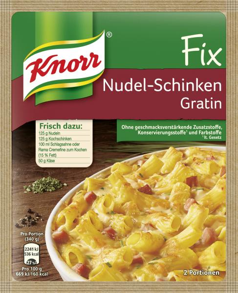 Knorr Fix zapékané těstoviny se šunkou 28g