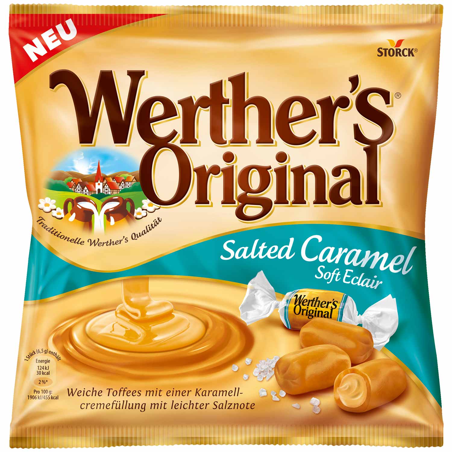STORCK Werther's Original Slaný karamel 180g