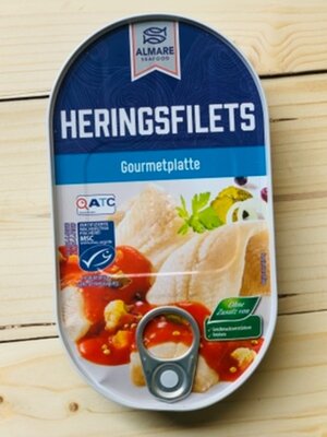 Heringsfilets Gourmetplatte filety se zeleninou 200g