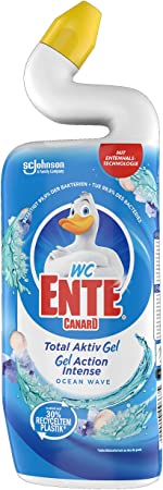 WC Ente Total Aktiv Gel WC čistič Ocean 750 ml