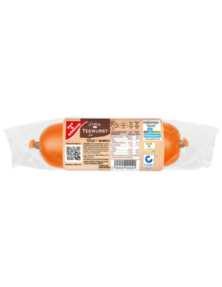 Gut & Günstig Teewurst fein 125g - Čajovka ve střívku