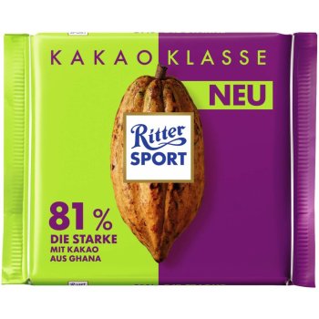Ritter Sport Kakao Klasse 81% Ghana 100g