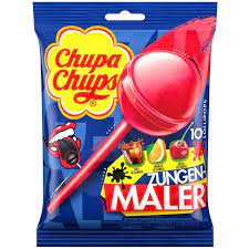 Chupa Chups barvící lízátka 10 ks, 120 g