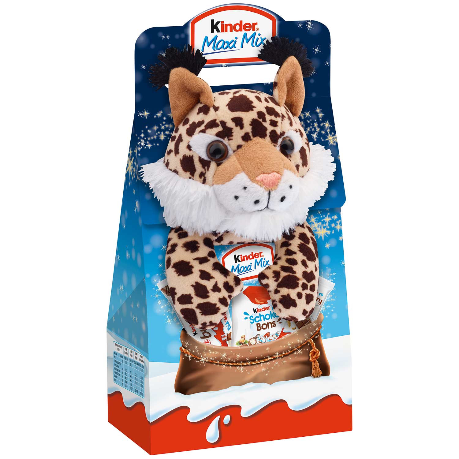 KINDER MAXI MIX PLYŠOVÝ RYS 133G