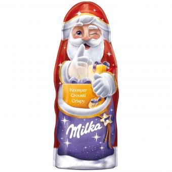 Milka Santa Claus Crunchy 95g - Dutá figurka