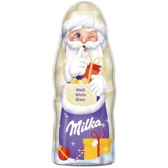 Milka Santa Claus Bílá čokoláda 95g - Dutá figurka