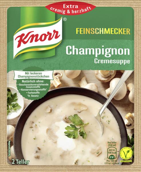 Knorr krémová polévka premium - žampionová 45 g, 500 ml