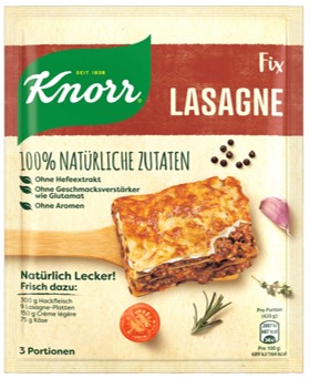 Knorr Fix Směs na Lasagne Vegan bez cukru 43 g
