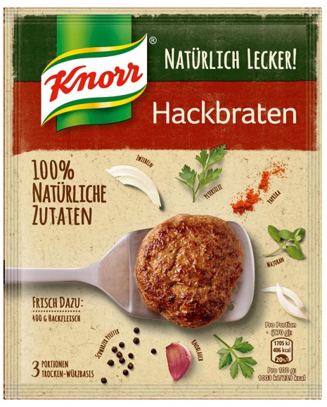 Knorr Fix hackbraten Sekaná 100% přírodní ingredience 61g bez cukru