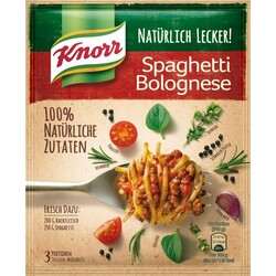 Knorr Fix Spaghetti Bolognese 100% přírodní ingredience 38 g bez cukru