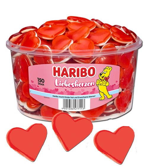 Haribo srdíčka 150ks box