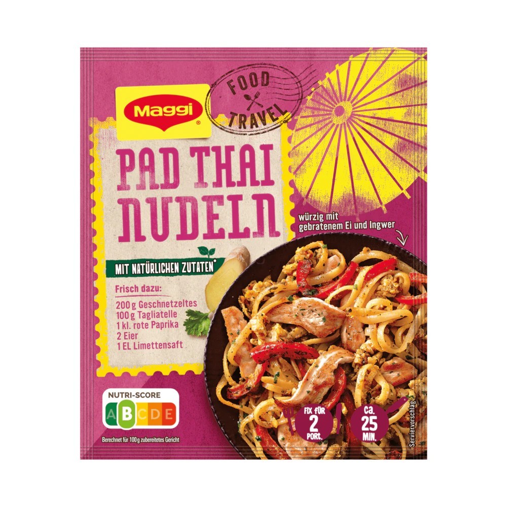 Maggi fix - thajské nudle, Pad Thai Nudeln 26g