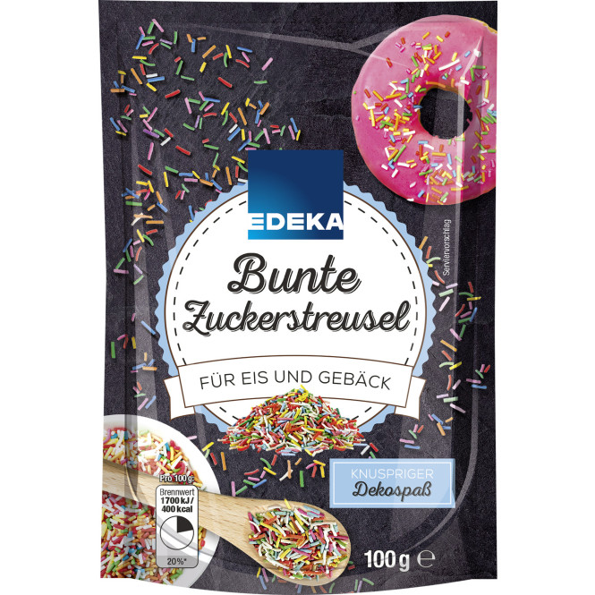 EDEKA barevné cukrové posypy 100G sáček