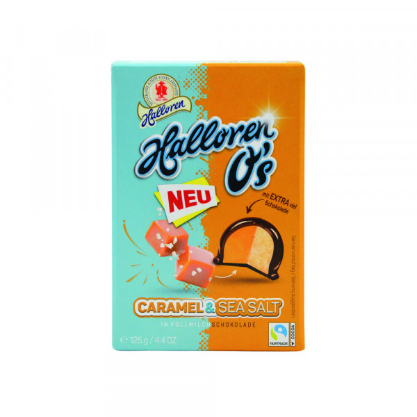 Halloren Čokoládové koule Os karamel a mořská sůl 125g