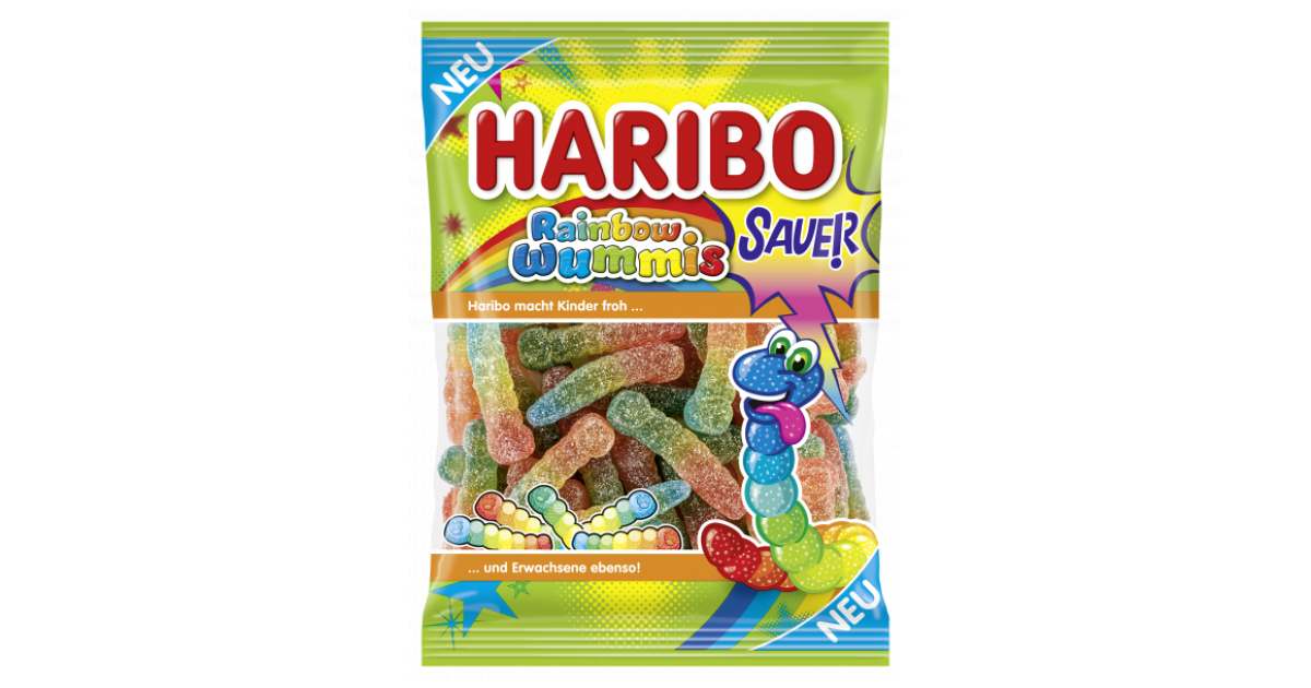 Haribo Rainbow Wummis Sauer 160g