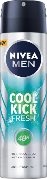 Nivea SPREJ DEODORANT PRO MUŽE Cool Kick  FRESH 150 ml