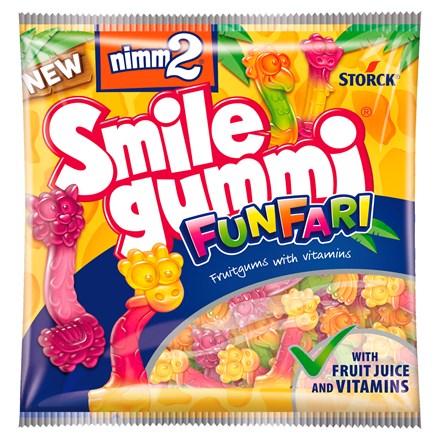 Nimm2 ovocné bonbóny s vitamíny - FunFari, 225 g