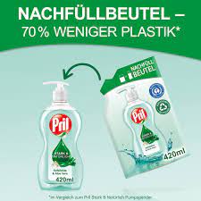 Pril s vůní jablečných květů a aloe vera 420 ml - náhradní naplň