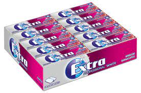 Wrigley Extra Professional White Malina Granátové jablko 30x 10 žvýkačky