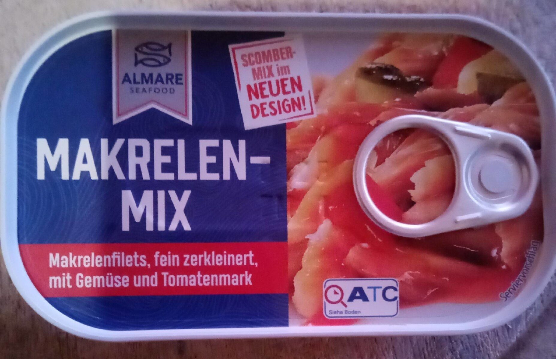 Makrelen-Mix - Almare 120g - makrela se zeleninou a rajským protlakem
