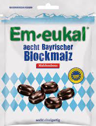 Em-eukal bonbóny - aecht Bayrischer Blockmalz, 100g - bavorský sladový bonbón