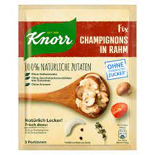 Knorr Fix champignons in rahm 100% přírodní ingredience 42 g bez cukru