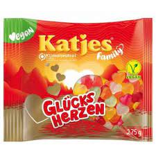 Katjes Glücksherzen 250g - ovocná srdíčka