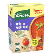 Knorr Tomato al Gusto Kräuter-Knoblauch 370g - bylinka, česnek omáčka