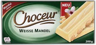 Choceur bílá čokoláda s celými mandlemi 200 g