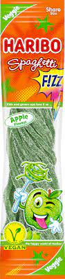HARIBO SPAGHETTI FIZZ Apple - jablečné kyselé provázky 200 g