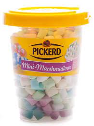 PICKERD - MINI MARSHMALLOWS 30g - V uzavíratelném pohárku