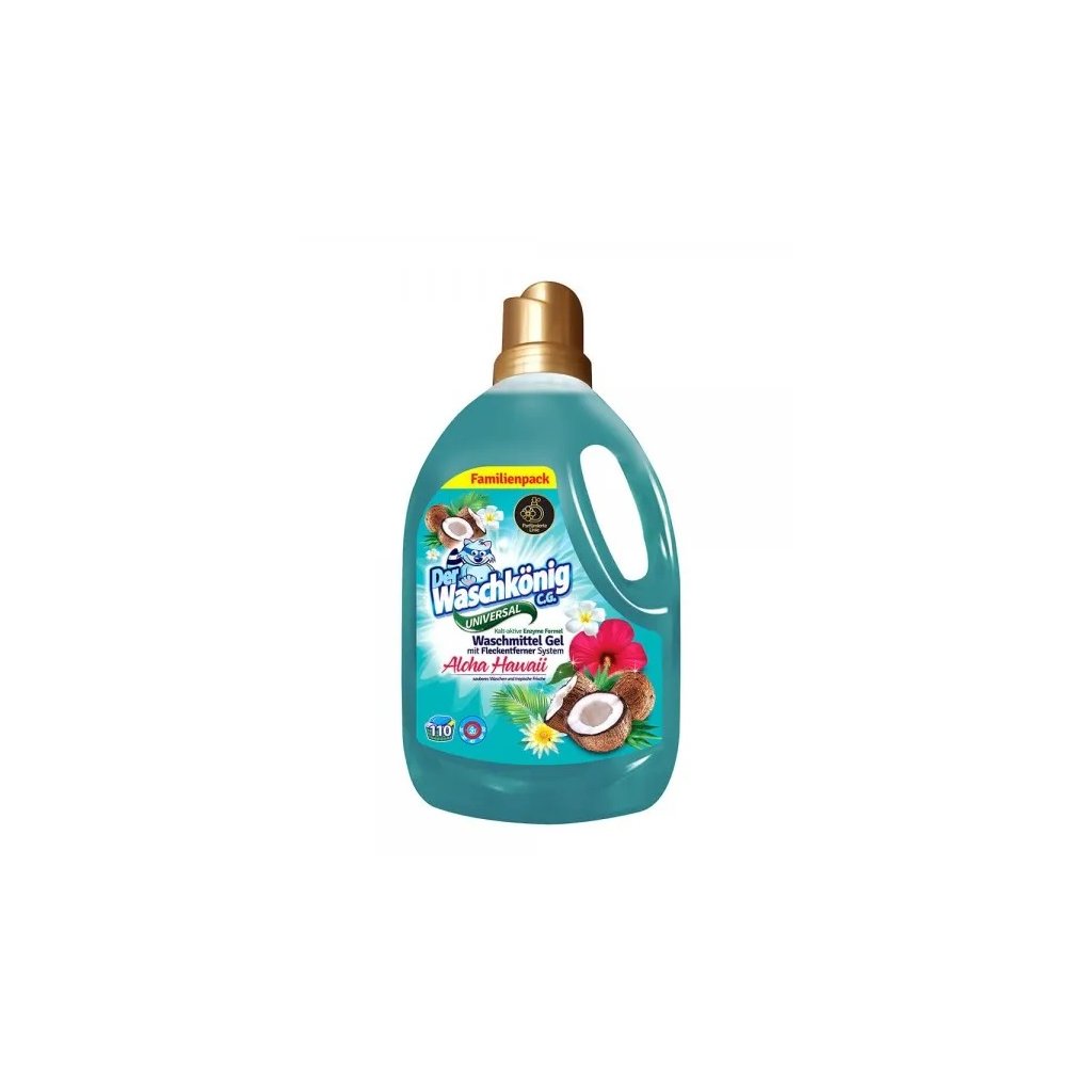WaschKönig gel 3,305L ALOHA Universal - 110 WL - LIMITOVANÁ edice!!!