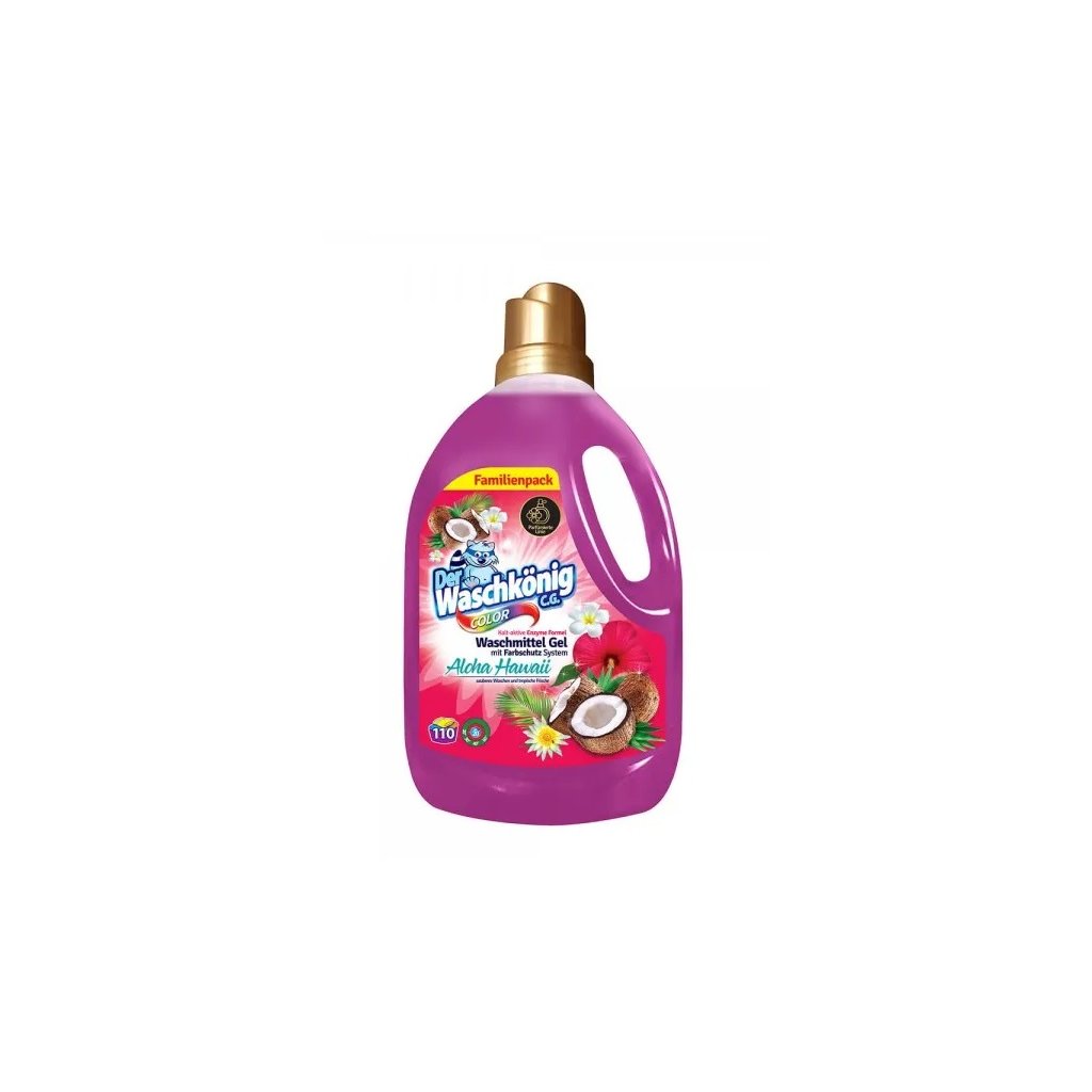 WaschKönig gel 3,305L ALOHA Color - 110 WL - LIMITOVANÁ edice!!!