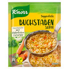 Knorr instantní polévka - písmenková 3 porce 82 g 750 ml