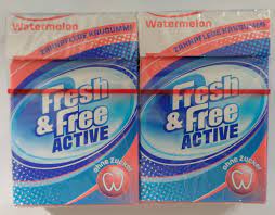 Fresh free active melounové žvýkačky bez cukru 36g 26ks