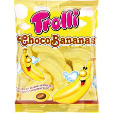 Trolli marshmallow Choco Bananas s náplní 150 g
