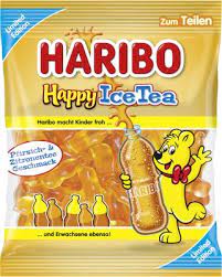 Haribo Happy Ice Tea, 175g - s příchutí broskve a citronu