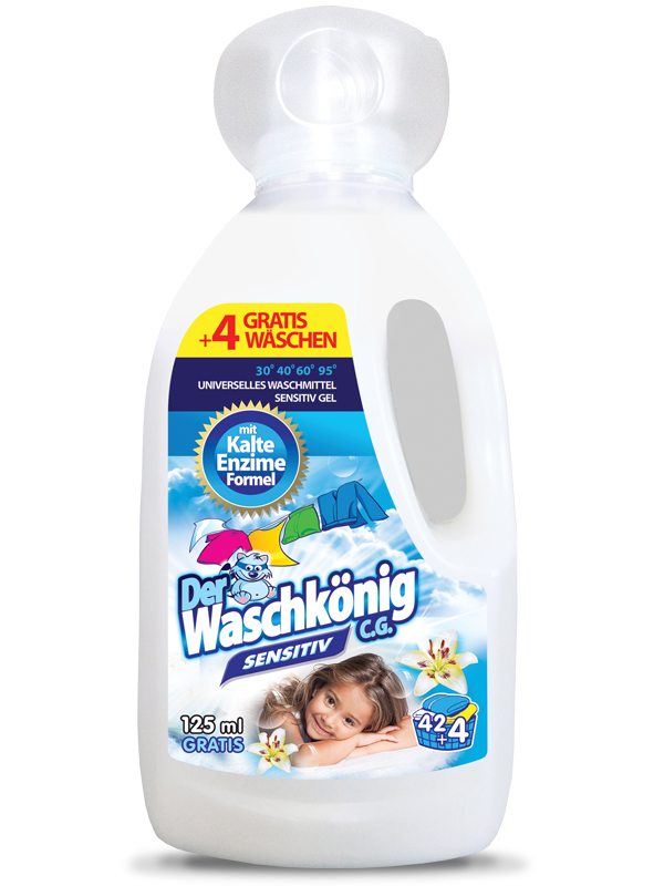 WaschKönig Sensitive 1,625 L - 54 pracích dávek