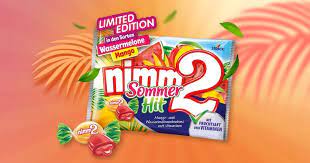 Nimm2 Bonbóny Summer Hit 300g - Mango&Meloun