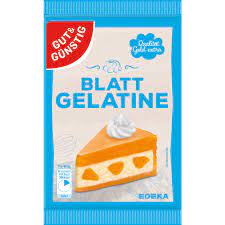 GUT&GÜNSTIG Blattgelatine - Listy želatiny 12 ks