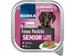 Edeka Senior paštika pro psy kuřecí s rýží 300g