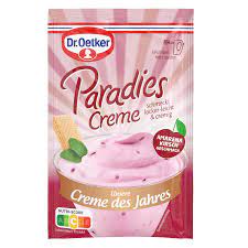 Dr. Oetker Paradies creme Amarena Kirsch - krém s příchutí třešně Amarena 56 g 4 porce