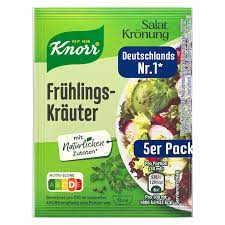 Knorr salátová zálivka - jarní bylinky 5x10g, 50g