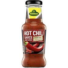 Kühne Hot Chili Sauce 250 ml - pálivá chilli omáčka