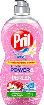 Pril Power & Perlen Granatapfel & Orange, 600 ml - Granátové jablko a pomeranč
