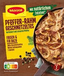 Maggi Pfeffer-Rahm-Geschnetzeltes 100% natürliche Zutaten 27 g