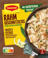 MAGGI Fix für Rahm Geschnetzeltes 100% natürliche Zutaten 36 g