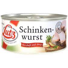 Lutz Schinkenwurst - šunková klobása 125g v plechu