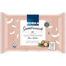 Edeka Vlhký toaletní papír s bambuckým máslem 50 kusů