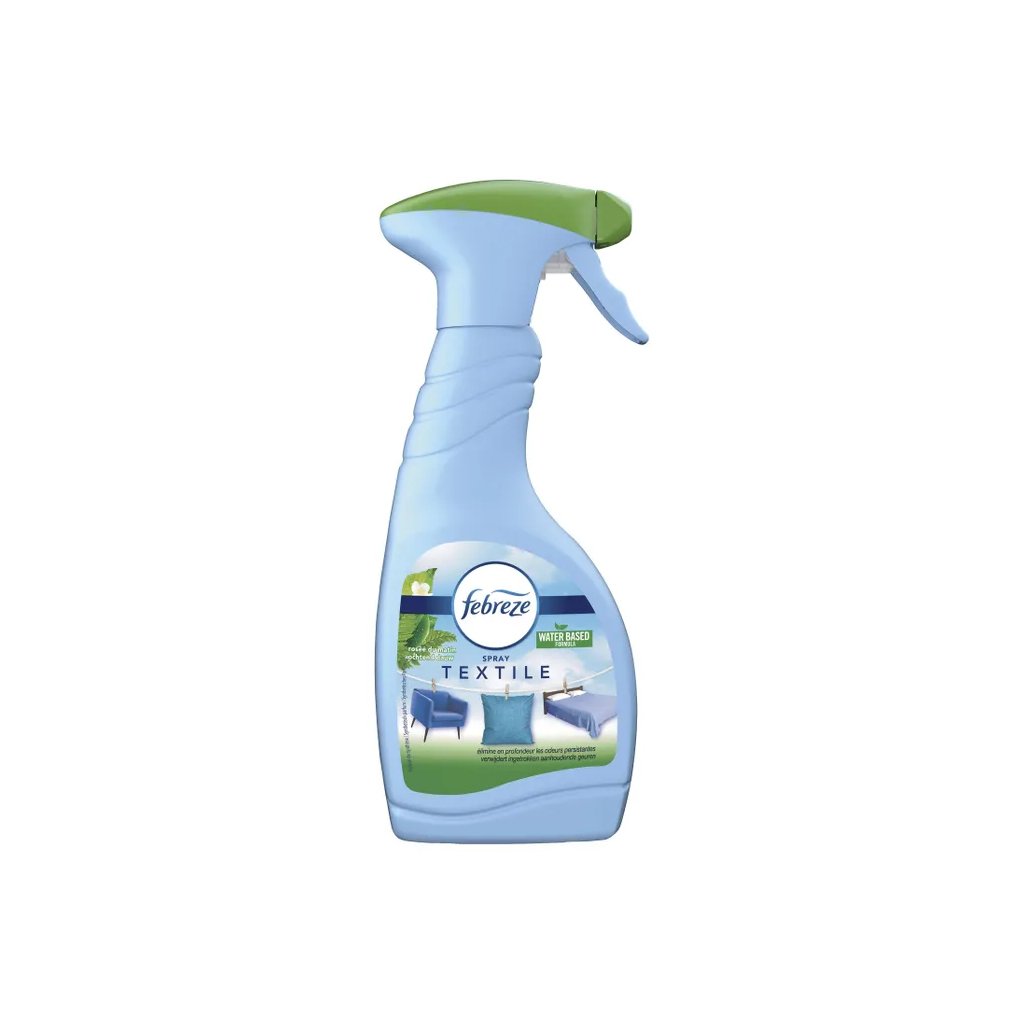Febreze Spray Textile 500ml Rosée Du Matin - osvěžovač textilií - zelený
